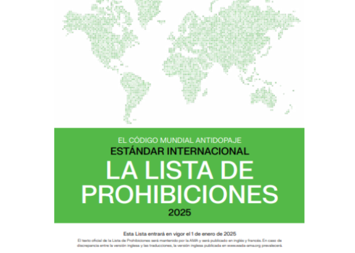 Lista de sustancias y métodos prohibidos en el deporte