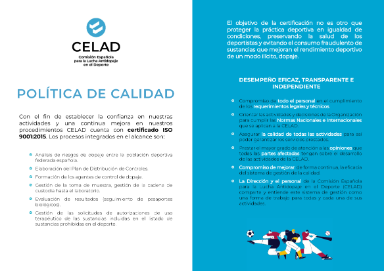 Política Calidad CELAD