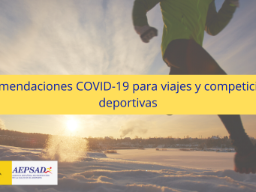 Recomendaciones COVID-19 para viajes y competiciones deportivas