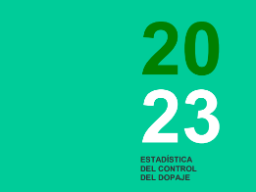 portada estadísticas control del dopaje 2023